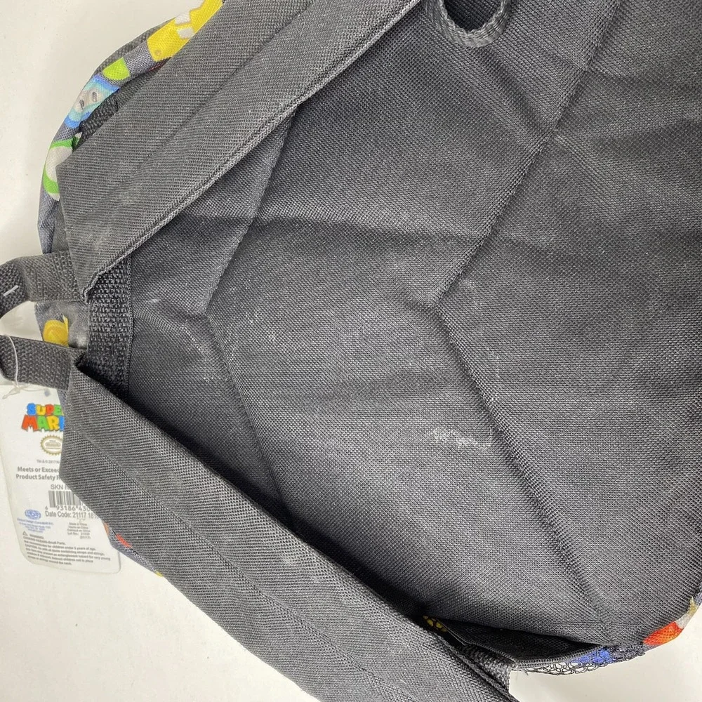 Super Mario Bros Nintendo Kids Backpack Mario Luigi Coins All Over Print 2017